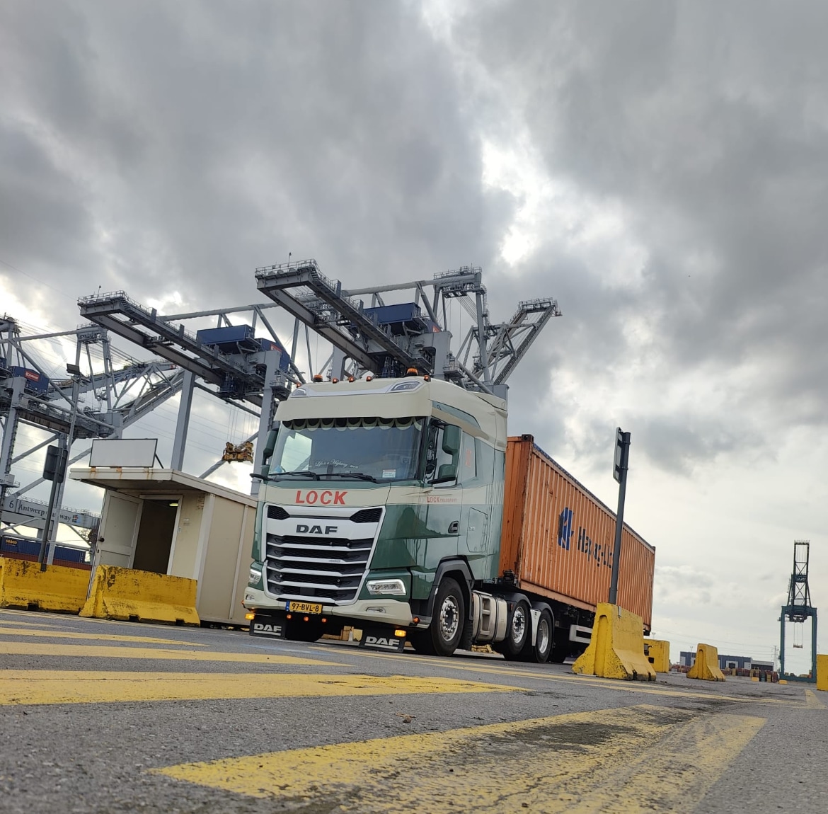 Locktransport foto's