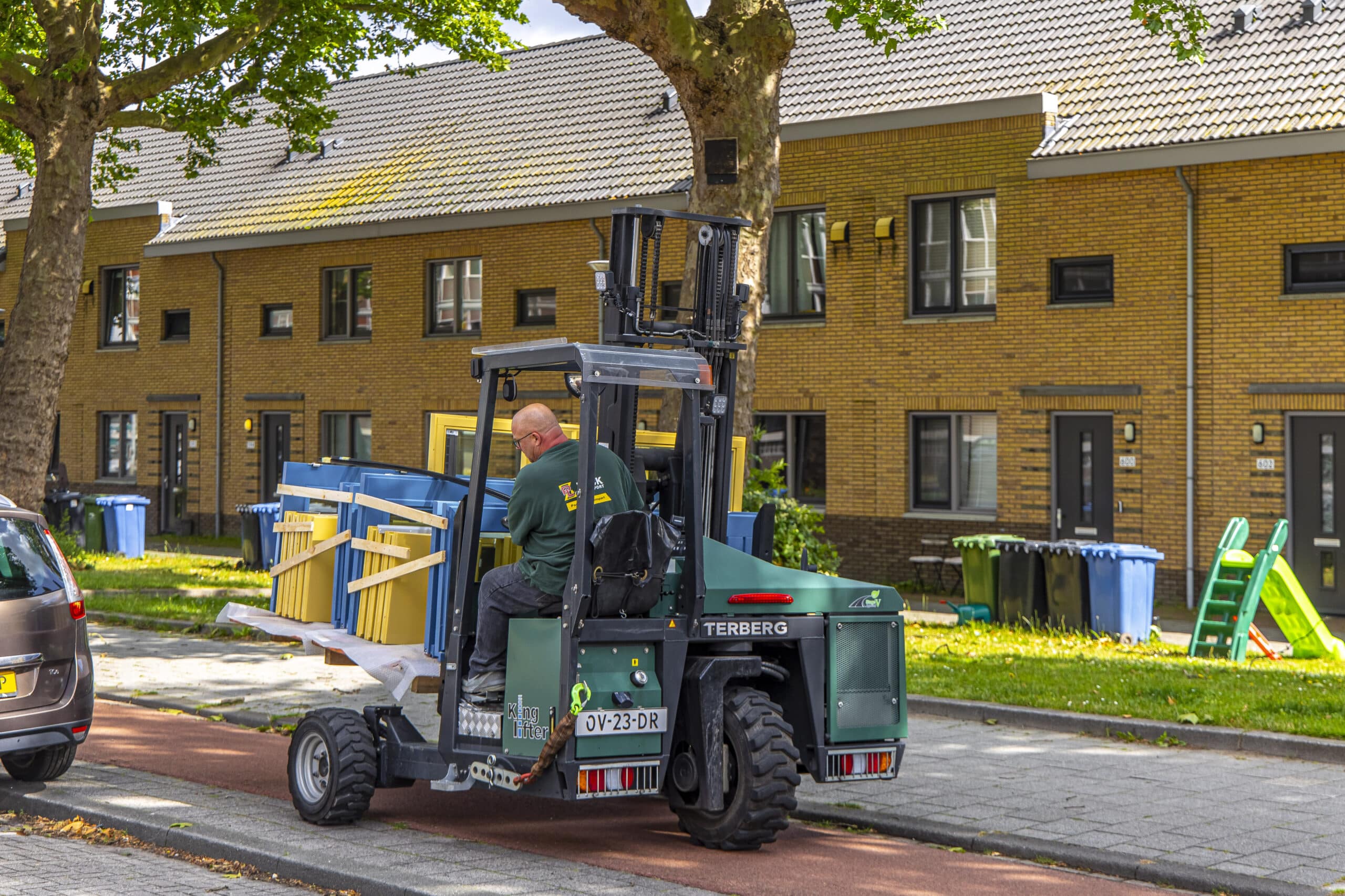 Locktransport foto's