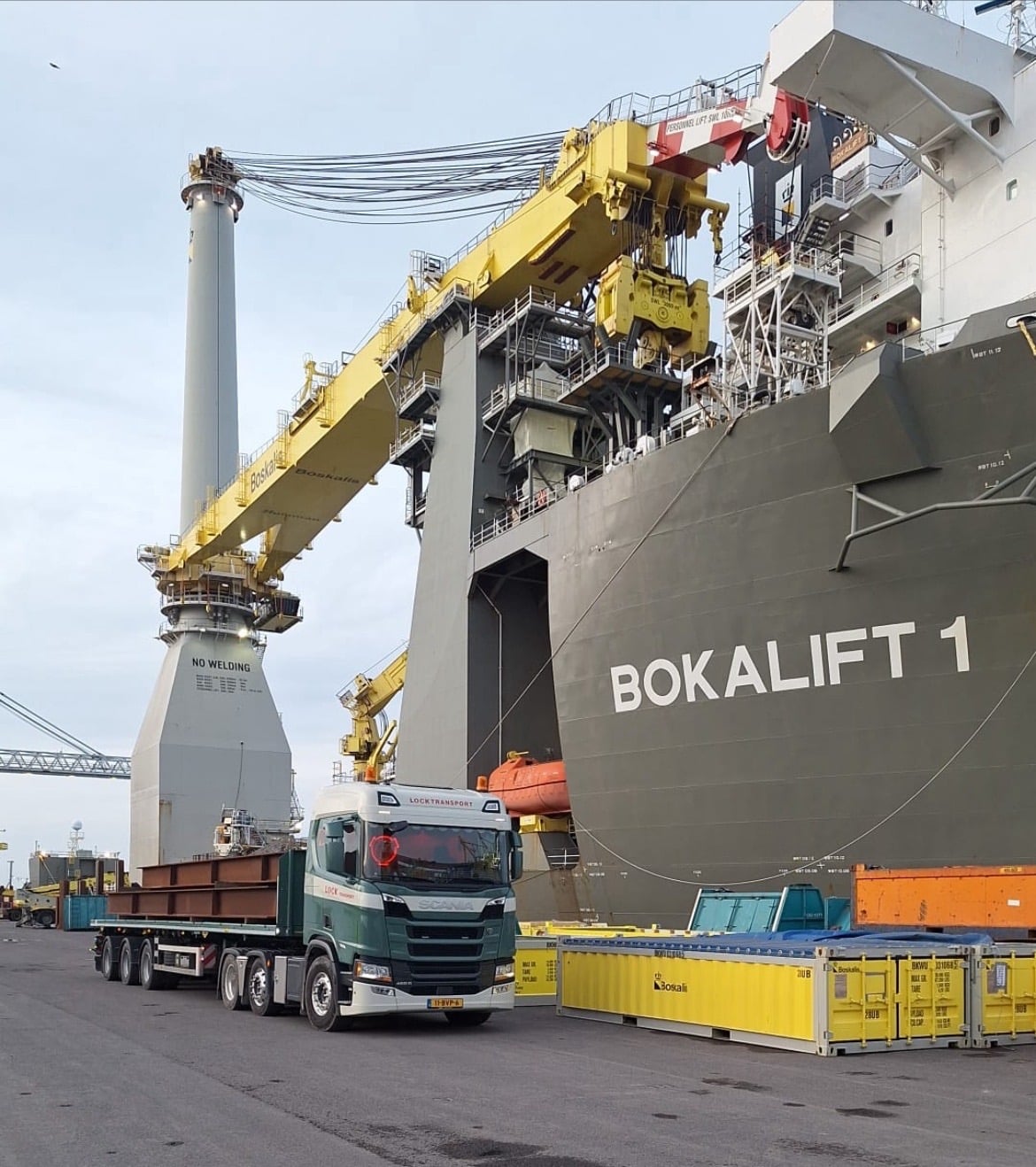 Locktransport foto's